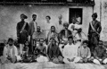 1918 Students at Wood National College in Tagore play "Sacrifice".