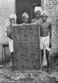 1919 Panchama boys weaving carpets at Kalasala.