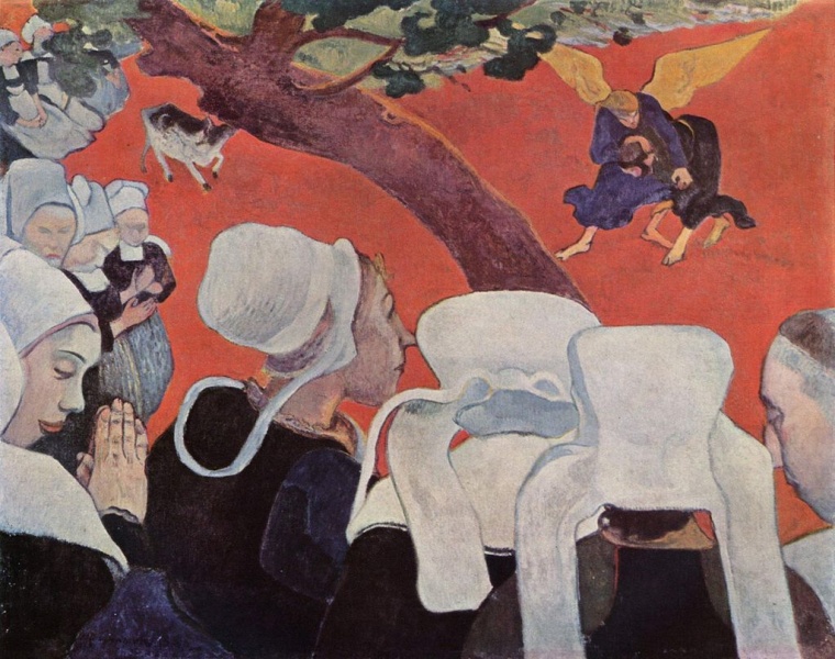 File:Gauguin - Vision After the Sermon - 1888.jpg