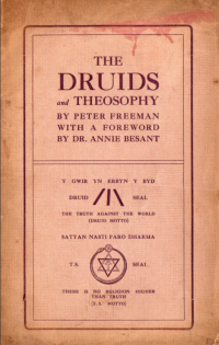 Cover of The Druids and Theosophy by Peter Freeman (1924)