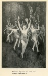 Dancing maidens illustration
