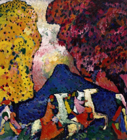 File:Kandinsky - Der Blaue Berg.jpg