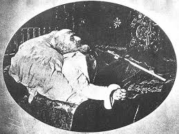 Eliphas Levi on his death bed.jpeg