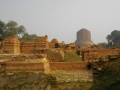 Ancient Buddhist monasteries at Sarnath