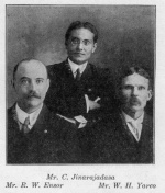 CJ with Ensor and Yarco, Theosophical Messenger, March 1911